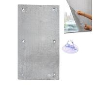 Pellicola In Alluminio Bifacciale - Isolante Termico & Protezione Solare | Per Finestre, Auto, Tettoie & Verande | Barriera Termica Estate/Inverno | Facile Da Installare