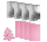 Pellicola in alluminio per bricolage, 8 pezzi, spessore 0,07 mm, in alluminio, per la tecnica di goffratura, per Natale, compleanno, vacanze, decorazione per la casa, incisione, statue, progetti