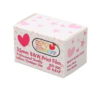 Pellicola in Bianco e da 35 Mm, Fotocamera Professionale a Contrasto Medio da 35 Mm Ad Alta Definizione Pellicola Negativa in Bianco e ISO 200, 135 per Fotocamera (8 fogli)