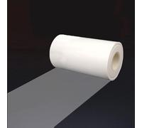 Pellicola in PTFE resistente alle alte temperature - Pellicola isolante e lubrificante in TFE, spessore 0,03-0,2 mm, bianca(50MM*0.08MM*1METER)