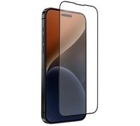 Pellicola in vetro temperato opaco per iPhone 15 UNIQ con applicatore.