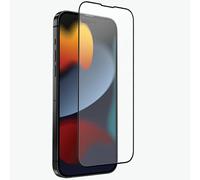 Pellicola in vetro temperato per iPhone 14 UNIQ Optix opaca con applicatore