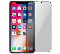 Pellicola iPhone X / XS Vetro Temperato Smussato Anti-spia Bordo Nero