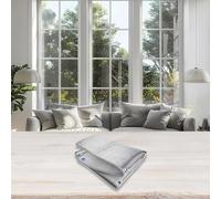 Pellicola isolante in alluminio per finestre, spessore 8 mm, per un'efficace resistenza al calore e risparmio energetico (90 x 100 cm)