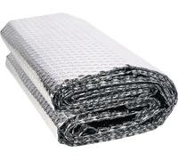 Pellicola isolante in alluminio riflettente, pellicola isolante per radiatori, pavimento e parete, isolamento del tetto, pellicola isolante per ritenzione del calore, 1,2 m x 3 m