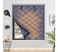 Pellicola Isolante per Finestre, 50 x 150cm 90 x 120cm 140x220cm 160x250cm Window Pellicola Protettiva Antifreddo Kit Isolamento Finestre Inverno Una Facile Installazione(Gray,20x35in/50x90cm)