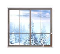 Pellicola isolante per finestre | Pellicola trasparente contro le correnti d'aria, riutilizzabile barriera termica casa camera da ufficio aula inverno veicolo libero risparmio