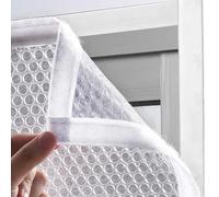 Pellicola isolante per finestre, trasparente per finestre, protezione dal freddo, in PVC, per l'inverno, per mantenere la stanza calda, facile da installare, con nastro magico (160 x 300 cm)
