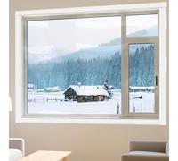 Pellicola Isolante per finestre Trasparente, PVC Pellicola Termica per Vetri Finestre Isolamento Termico contro il freddo,per finestre, porte e superfici in vetro