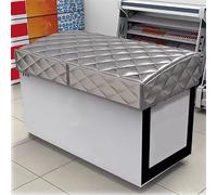 pellicola isolante raffreddamento Coperta isolante per congelatore color argento, larghezza 50 100 cm/copertura impermeabile per frigorifero, foglio di alluminio(C,W 90 CM L 140 CM)