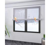 Pellicola Isolante Trasparente,isolamento per finestre in PVC contro il freddo,per l'isolamento di Finestre, Vento e Isolamento Acustico (130x160cm)