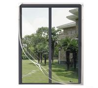 Pellicola isolante trasparente per finestre, per protezione invernale, blocca l'aria fredda e riduce efficacemente le correnti d'aria (1,2 m x 1,6 m)