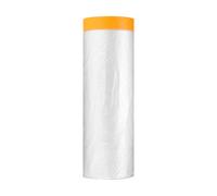 Pellicola mascherante pretampata 94,5\"x65ft con nastro per drappo chiaro