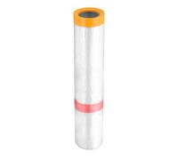 Pellicola mascherante pretappata 78,7\"x32,8ft con doppio nastro per drappo