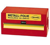 Pellicola metallica in acciaio, 150 x 2500 x 0,200 mm