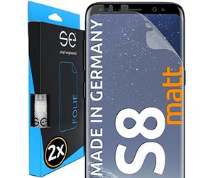 Pellicola opaca di protezione dello schermo per Samsung Galaxy S8 Plus, 2 pezzi, copertura semplice applicazione senza bolle, antiriflesso