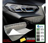 Pellicola oscuramento fari fanali APA TL/92.2-FP CHIARA 50% auto moto cm 50x200
