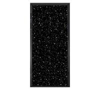 Pellicola oscurante e protettiva dai raggi solari for finestre,pellicola for la privacy delle finestre,adesione elettrostatica,adatta for camere da letto, bagni(Black,50x100cm/19.7x39.3in)