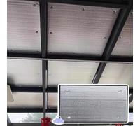 Pellicola oscurante for finestre da 8 mm di spessore - Protezione contro il calore for case, auto e serre(28x39in)