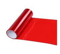Pellicola oscurante per fanali, 120 x 30 cm, per auto, colore rosso, pellicola rossa trasparente, per fanali posteriori, fendinebbia