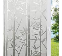 Pellicola oscurante per finestre, 60 x 900 cm, resistente al calore e ai raggi UV, per la privacy del bagno, design in bambù, ideale per casa e ufficio