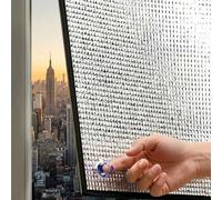 Pellicola oscurante per finestre, con isolamento termico e protezione anti-UV, con ventose per una facile installazione in casa e in giardino