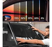 Pellicola oscurante per finestrini auto, per la privacy, per parabrezza anteriore, resistente al calore, ai raggi UV e ai graffi, oscurante