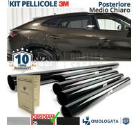 Pellicola Oscurante Vetri 3M per Fiat Ducato Omologata OBSIDIAN 25 MEDIO CHIARO