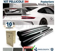 Pellicola Oscurante Vetri 3M per Opel Cascada Omologata OBSIDIAN 15 MEDIO SCURO