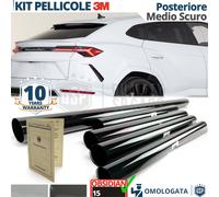 Pellicola Oscurante Vetri 3M per Opel Zafira Life Omologata OBSIDIAN 15 MEDIO SC