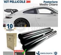 Pellicola Oscurante Vetri 3M per Toyota MR2 Omologata OBSIDIAN 25 MEDIO CHIARO