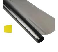 Pellicola Oscurante Vetri Auto Rotolo di pellicola for finestrini auto nera da 6 m x 50 cm con confezione tubolare, adesiva protettiva solare UV for vetri e casa(25 Percent Clear)
