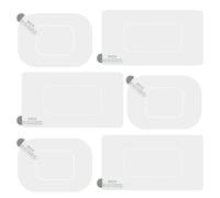 Pellicola parabrezza per adesivi, protezione adesiva telecamera cruscotto - Confezione da 6 pezzi elettrostatici trasparenti | Protezione del anteriore | Supporto riposizionabile | insta