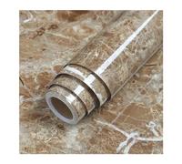 Pellicola Per Cucin Adesivo for piastrelle in marmo for piastrelle da cucina, resistente all'olio, for stufe, carta da parati autoadesiva impermeabile for controsoffitto(Marble15,60CMX1M)