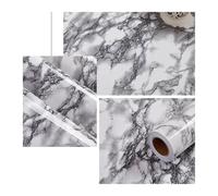 Pellicola Per Cucin Adesivo in marmo Pellicola da cucina resistente all'olio Stufa Carta da parati autoadesiva impermeabile Piastrelle for ristrutturazione di armadietti da bancone(A2,10m x 60cm)