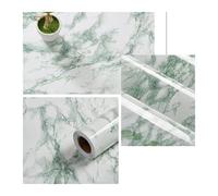 Pellicola Per Cucin Adesivo in marmo Pellicola da cucina resistente all'olio Stufa Carta da parati autoadesiva impermeabile Piastrelle for ristrutturazione di armadietti da bancone(A3,10m x 40cm)