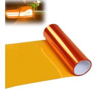 Pellicola per fari arancione, resistente al calore, per lampade arancioni, 30 x 120 cm, in PVC, resistente al calore, per lampade, pellicole adesive colorate per lampade a LED, fari