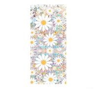 Pellicola per finestra colorata con motivo floreale per una maggiore privacy e protezione dai raggi UV nella tua casa (43 x 200 cm)