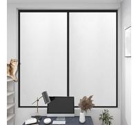 Pellicola per finestre in bambù, 95 x 220 cm, blocco della luce, rimovibile e satinata, decorazione per la privacy diurna, per casa e ufficio.