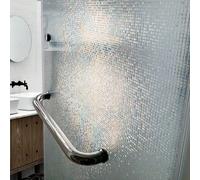 Pellicola per finestre in vetro a mosaico, per privacy e anti-sguardi indiscreti, opaca, adatta per bagno, box doccia, cucina. Facile da applicare, può essere applicata da una sola persona, a adesione