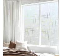 Pellicola per finestre per la privacy, statica e non adesiva, con motivi a stelle smerigliate, 30 x 200 cm, senza colla, rimovibile, per coperture in vetro per bagno, balcone, ufficio, porte