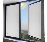 Pellicola per Finestre Riflettente Isolante,Doppio Pellicola per Privacy Di Alluminio,Pellicola per Finestre Senza Colla Anti Riflesso UV,Pellicola Di Refrigerante
