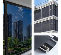 Pellicola per Finestre Vetri Pellicola Per Finestre Per La Privacy, Per Vedere Fuori E Non Dentro, Pellicola Trasparente Per Finestre Di Casa Che Blocca Il Sole(Style4,50x200cm/19.7x78.7in)