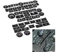 Pellicola per il ripristino per SAAB 3rd Gen 9-5NG e 9-4X Clima e Stereo Button Marcature con ritagli accurati