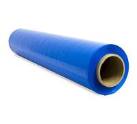 Pellicola per imballaggio, pellicola blu, carta film, rotolo di plastica protettiva per mobili, scatole di spostamento, plastica copritutto 50 cm x 300 m estensibile - SIDI (1 pezzo, blu)