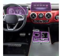 Pellicola per Interni Auto per BAIC Motor Beijing BJ40 2023 2022 2021 2020,Pellicola per Interni Auto cruscotto Piano Console Centrale AntiGraffio Pellicola TPU,A-Transparent