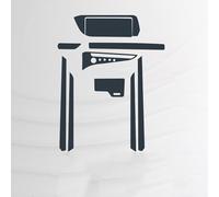 Pellicola per Interni Auto per Lexus ES Full Set + Navigation 2018,Interni Auto Pellicola Protettiva AntiGraffio in PVC per Pannello cruscotto