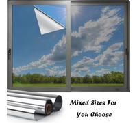 Pellicola per la Privacy della finestra One Way Daytime Privacy vinile autoadesivo Sun Blocking Anti UV riflettente Window Tint per la casa e l'ufficio