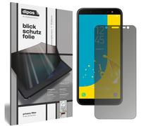 dipos I Protezione Vista Compatibile con Samsung Galaxy J6 (2018) Pellicola Prottetiva Privacy 4 Modi