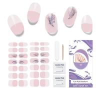 Pellicola per unghie UV indurente - 28 pezzi adesivi UV per donne e ragazze